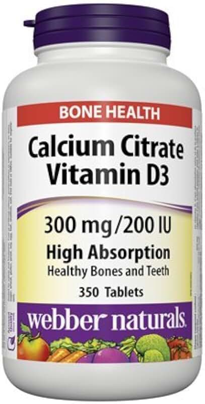 Webber Naturals Calcium + D3